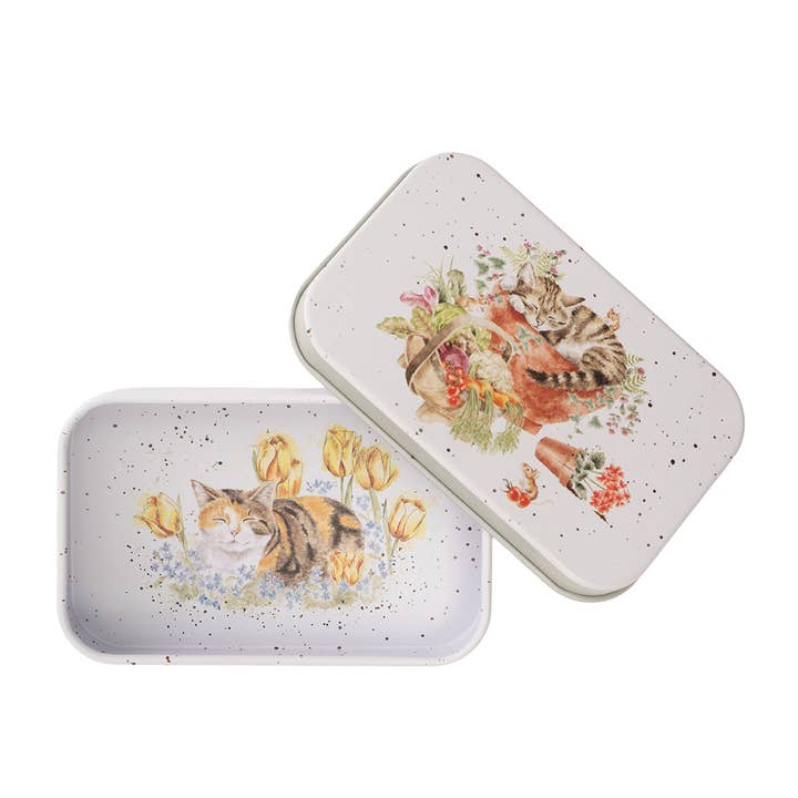 Cat Mini Tin Purrrfect Birthday for wholesale by Wrendale Designs