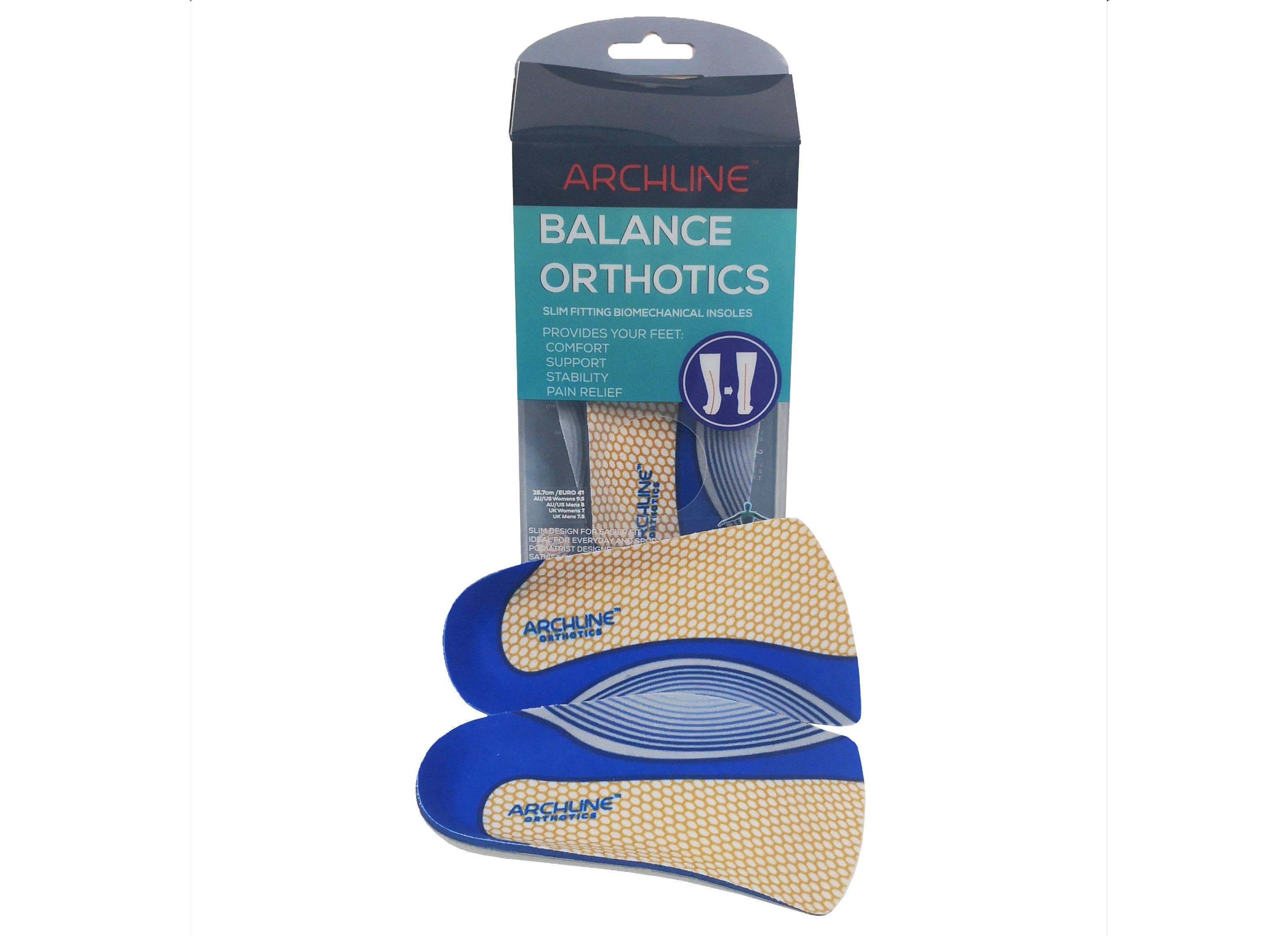 axign – Engroshandel Indlæg/såler - Unisex – Archline Orthotic indlægssåler Slimline - 3/4 Længde (Unisex) Plantar Fasciitis Fodsmertelindring5