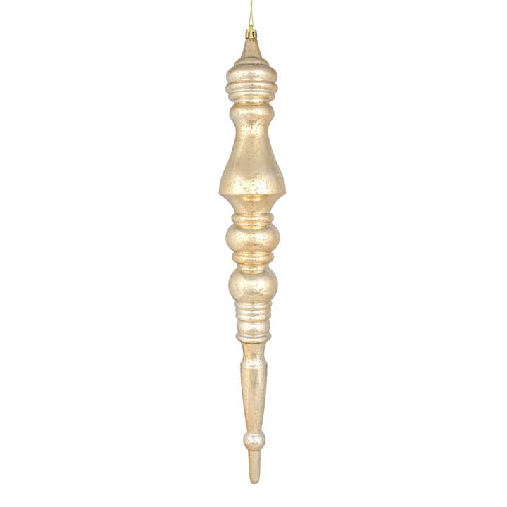 Vickerman 20" Gold Mercury Finial, Pack of 2 for wholesale by Vickerman