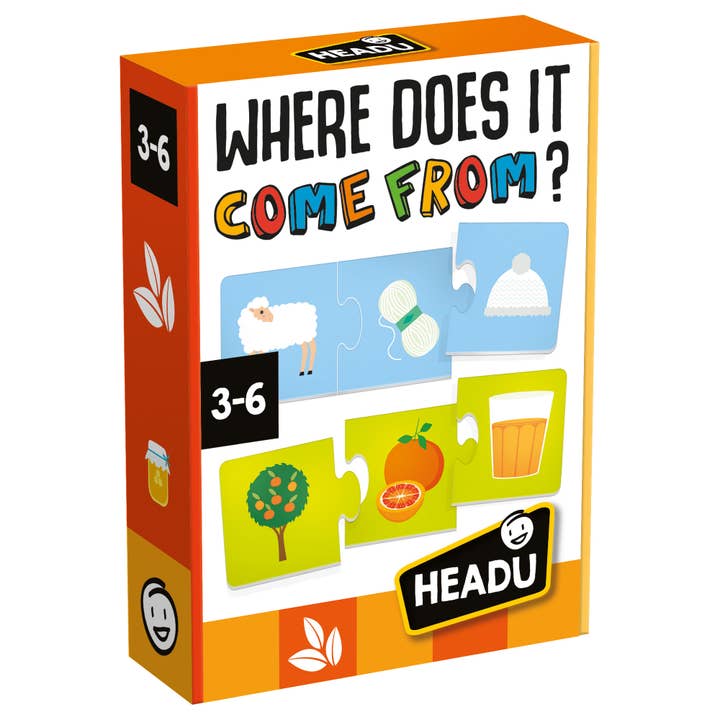 Where Does It Come From - Educational Toy for Preschoolers for wholesale by Headu USA
