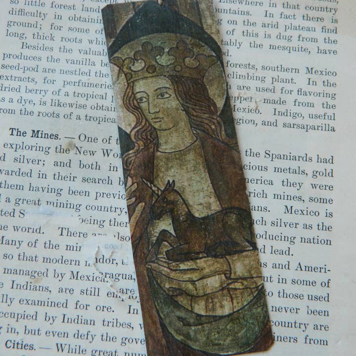 Marque-page Sainte Claire d'Assise pour la vente par Sarah Wood Studio