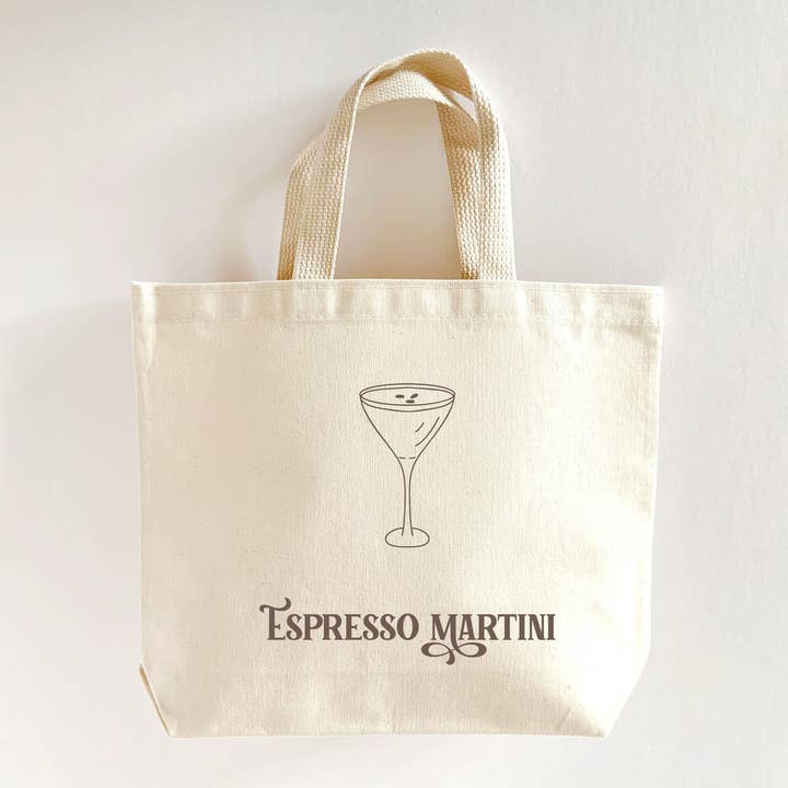 Bolsa de tela personalizada para Espresso Martini: Bolsa de lona para fiesta nupcial para venta al por mayor de MEGranger Totes