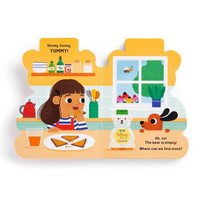Chronicle Books - Wholesale Baby & Toddler Book (0-2) - The Honey Bear Hive Shaped Board Book1