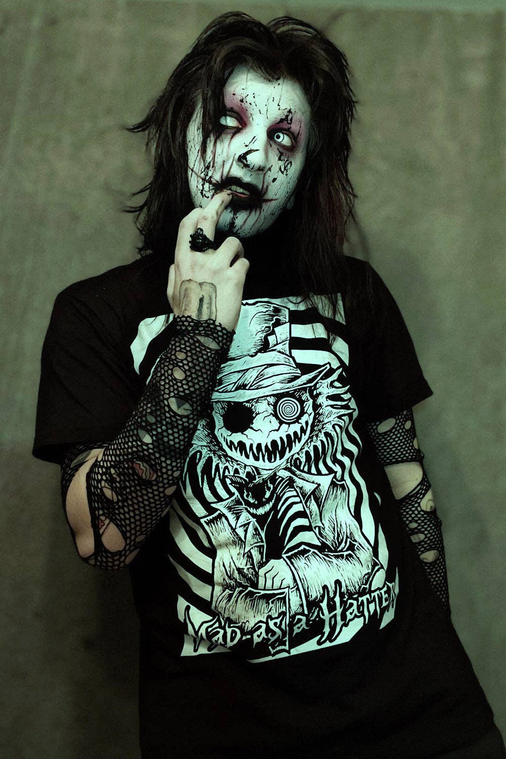 vampirefreaks – Engroshandel T-shirt med print - Unisex – Skør som en hattemager T-shirt [Flere stilarter tilgængelige]9