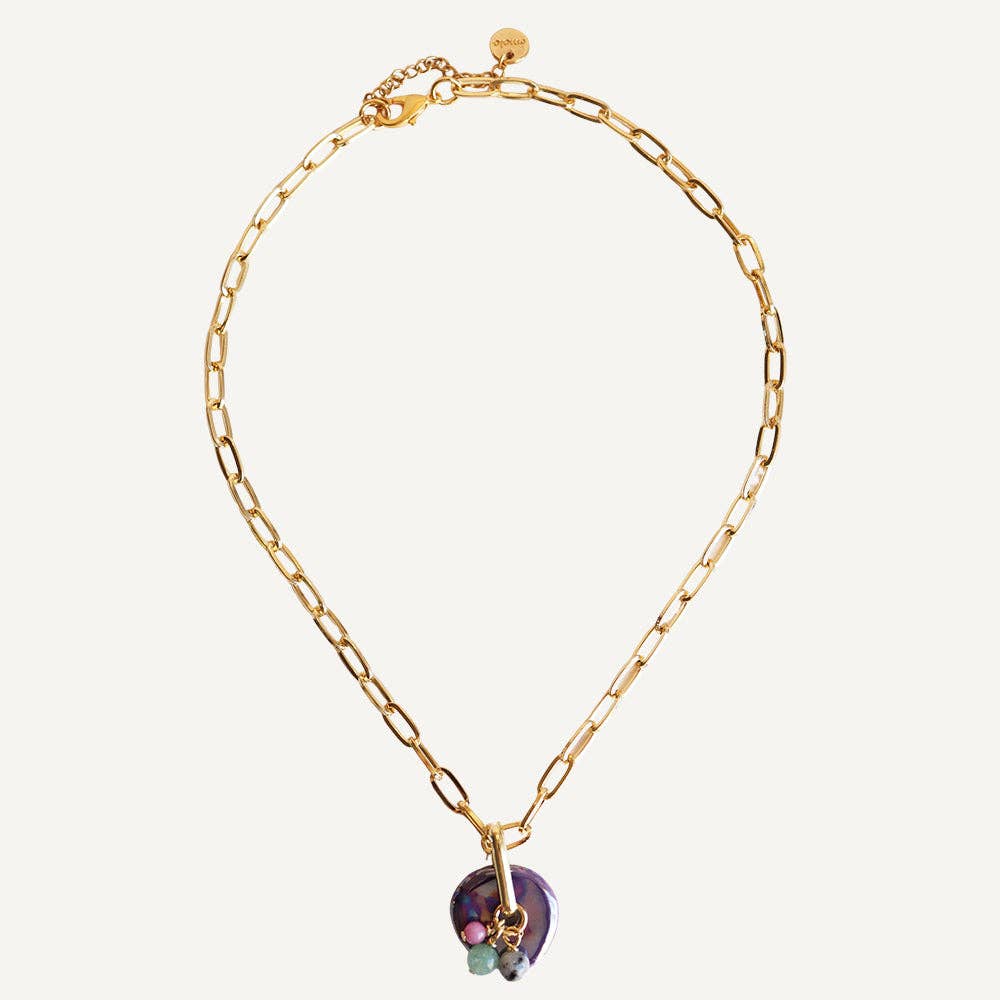 ÉMOLO - Vendita all'ingrosso Collana con ciondolo/pendaglio - Collana corta con catena CLAY0