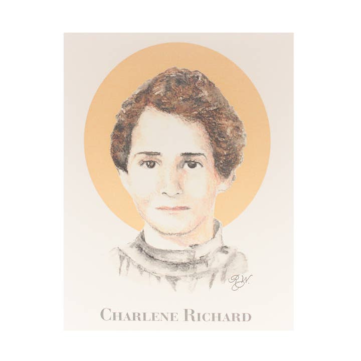 Charlene Richard | Katholieke Heiligenkaart voor wholesale door Rachelle Woodard