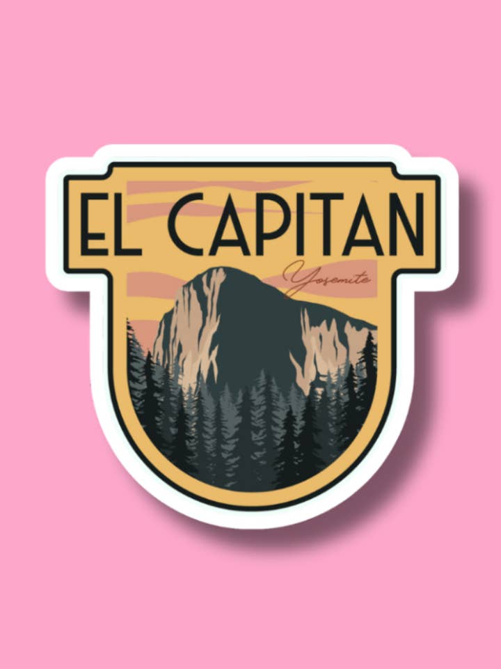 El Capitan Yosemite-klistermärke, Kaliforniens nationalpark för wholesale av ShopSourSweetener