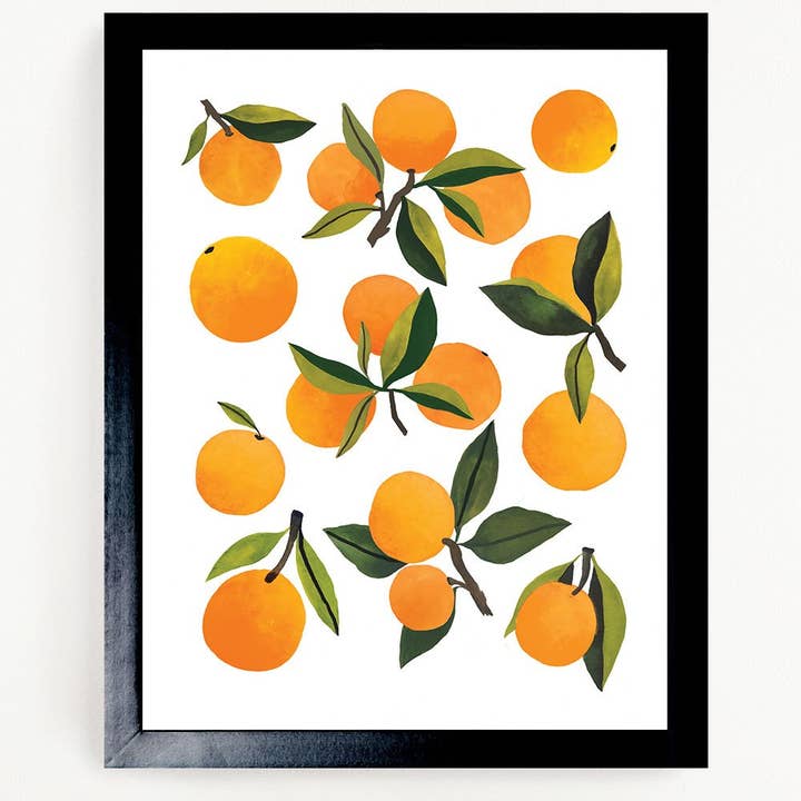 Clementine Kids - Wholesale Art Print - Fresh Clementines Art Print5