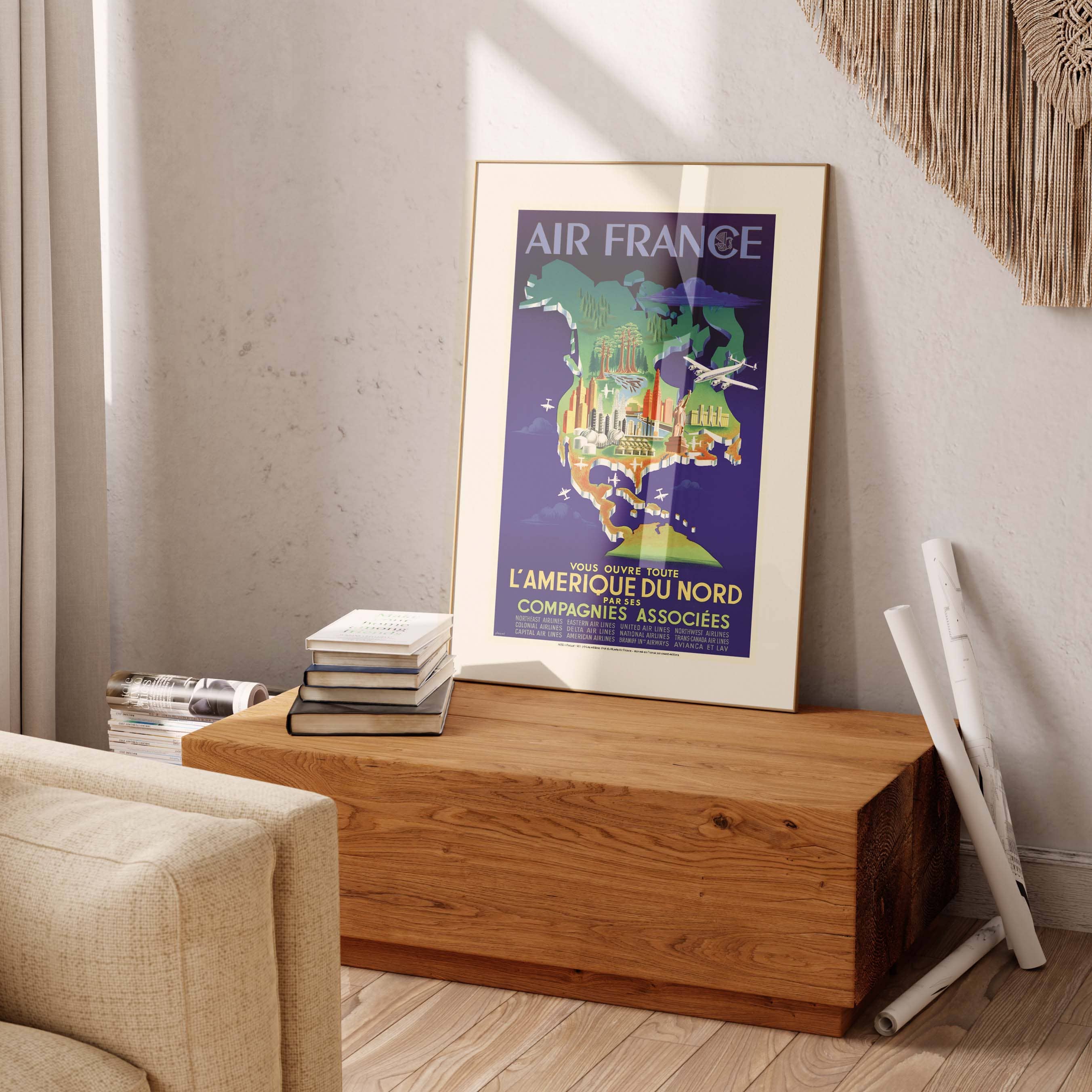 Oneart - Wholesale Poster - Air France Poster / North America - AFL00505