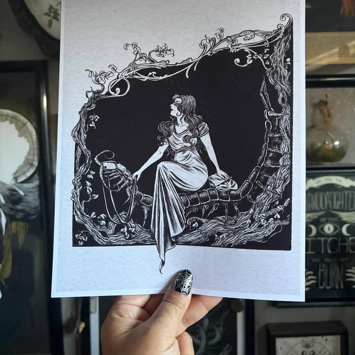 Förbannad Jungfru och Tusenfoting Folkkonst | Konsttryck för wholesale av Raicodoll