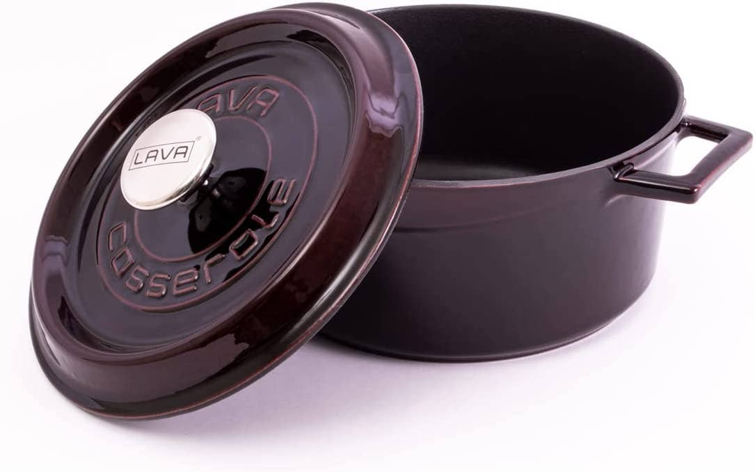 Biggbrands - Wholesale Cooking Pot - LAVA Premium Round Cast Iron Dutch Oven (20 cm/24 cm)5