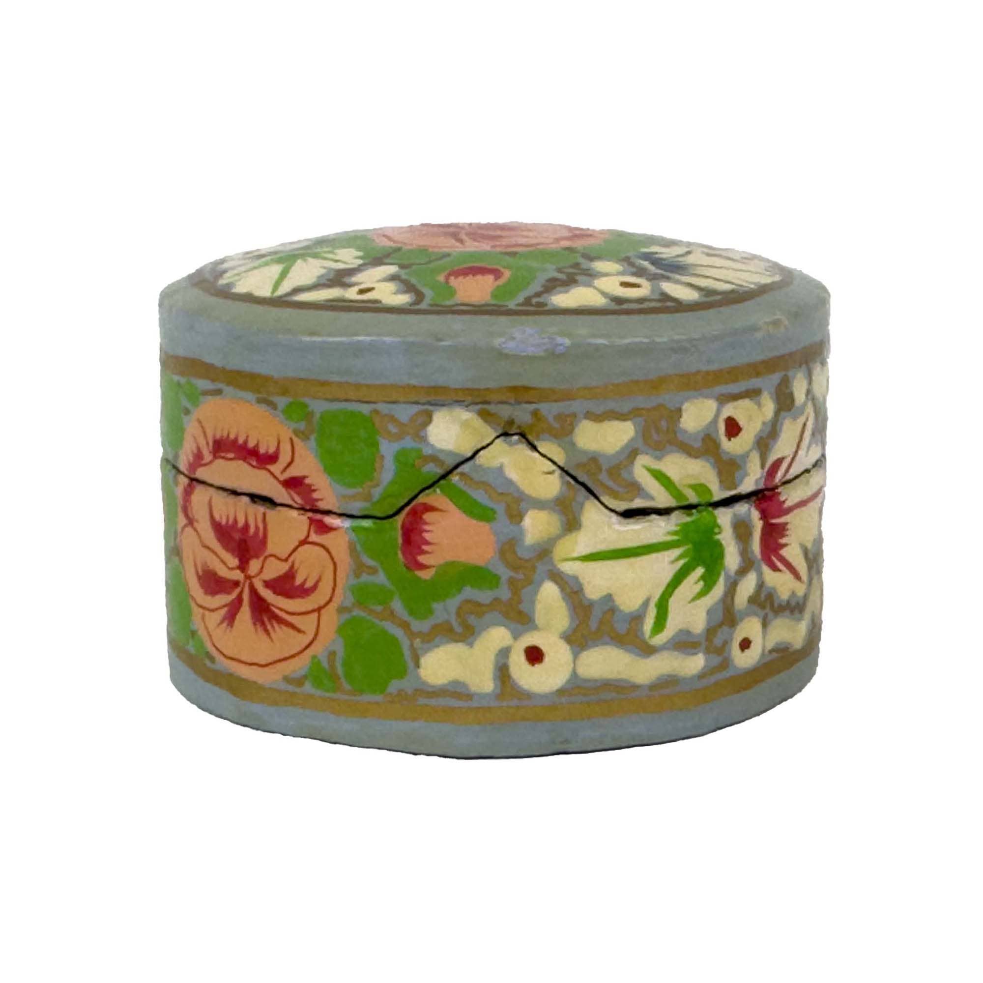 Global Crafts – Caixa decorativa por atacado – Caixa Caxemira Pintada à Mão, Rosa3