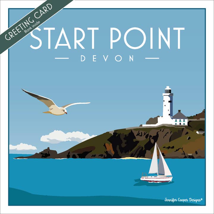 Start Point greeting cards | Any Occasion | Art Deco style for wholesale by Jennifer Cooper Designs