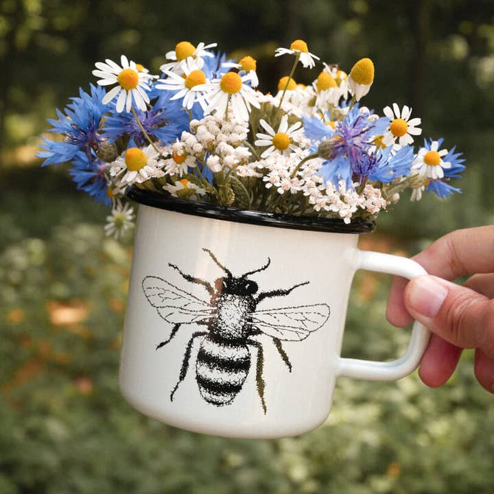 Hannibelle - Vendita all'ingrosso Tazza - Tazza smaltata con ape5