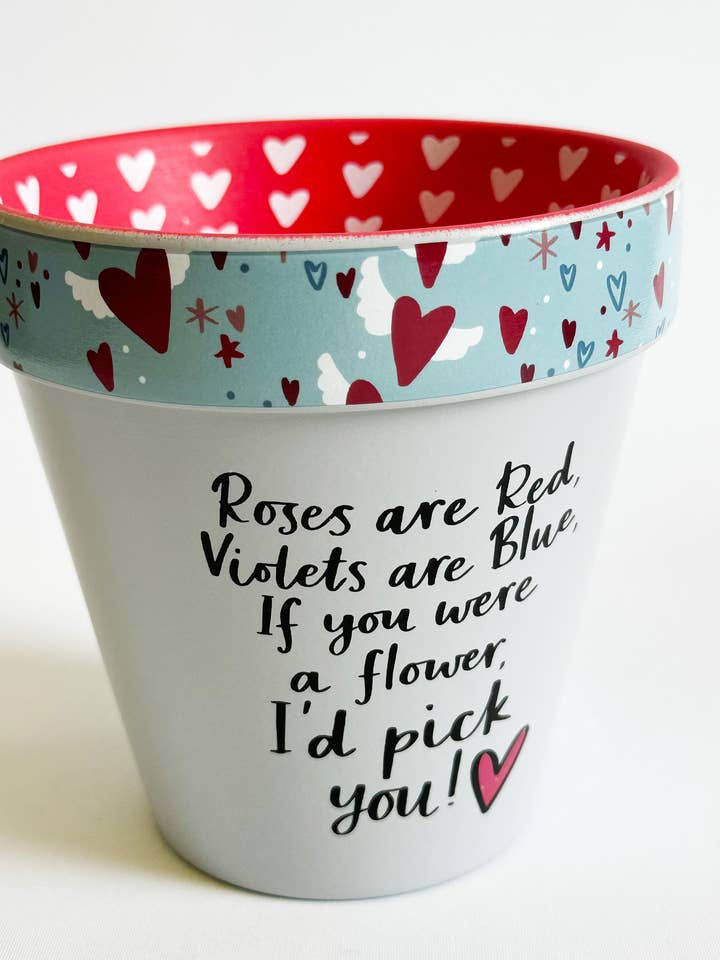 Pot017 | Roses Are Red | £3.32 Each Of 2 Pieces) for wholesale by WPL Gifts