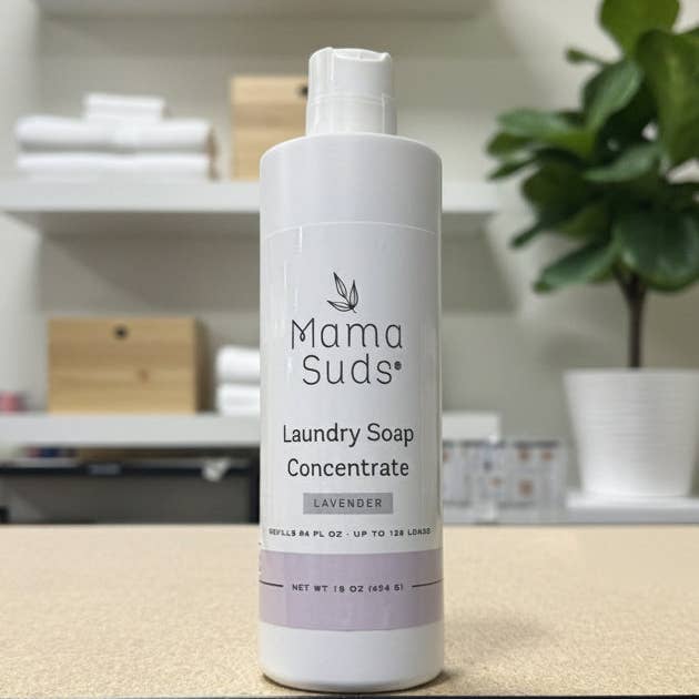 MamaSuds | Non-toxic Household Cleaners + Real Soap - Wholesale Liquid Laundry Detergent - Laundry Soap Concentrate 16oz Refill1