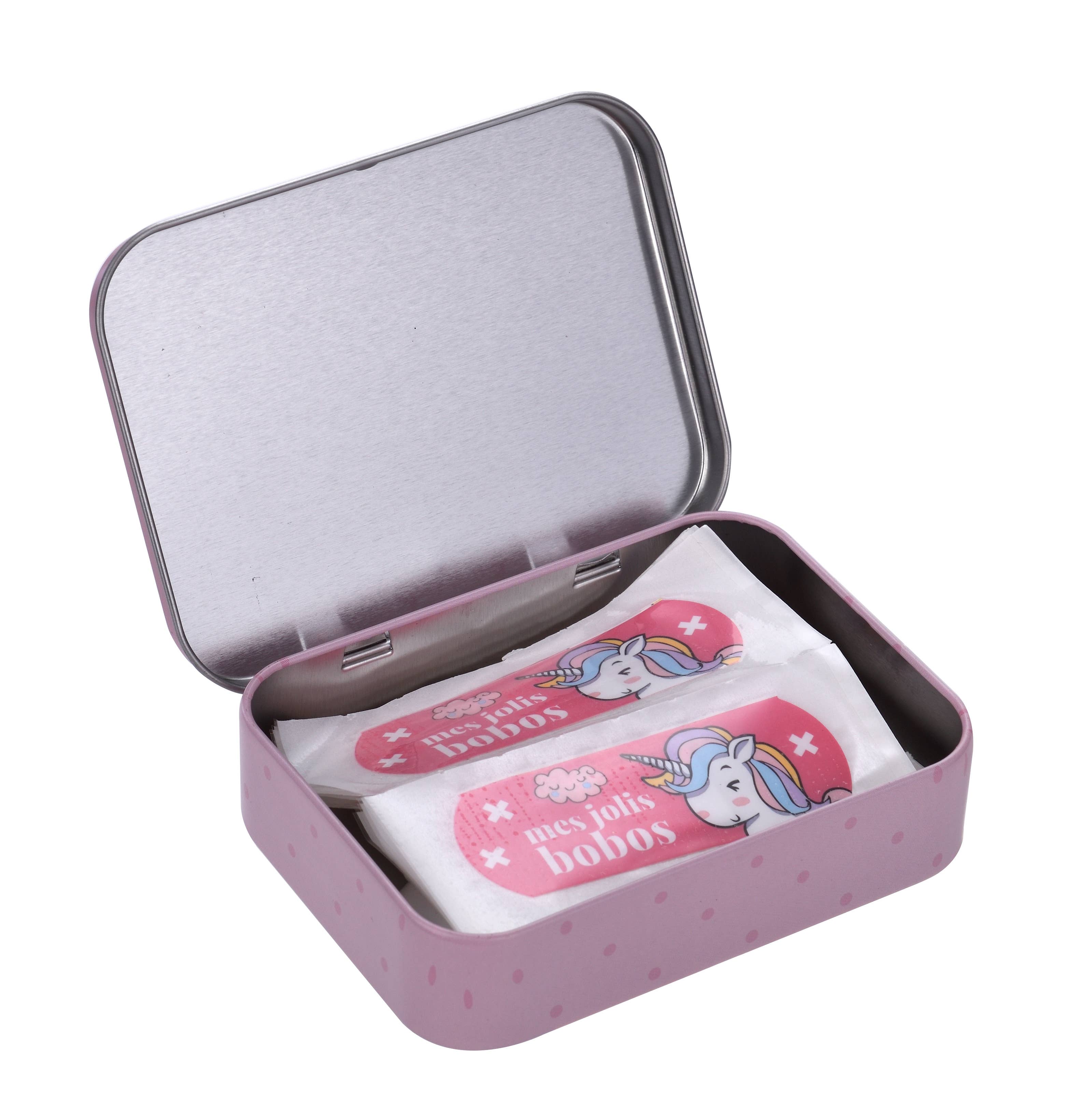 Takecare - Wholesale Bandaids/Bandages - Metal box of 24 unicorn bandages4