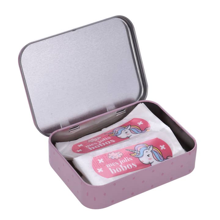 Takecare - Wholesale Bandaids/Bandages - Metal box of 24 unicorn bandages4