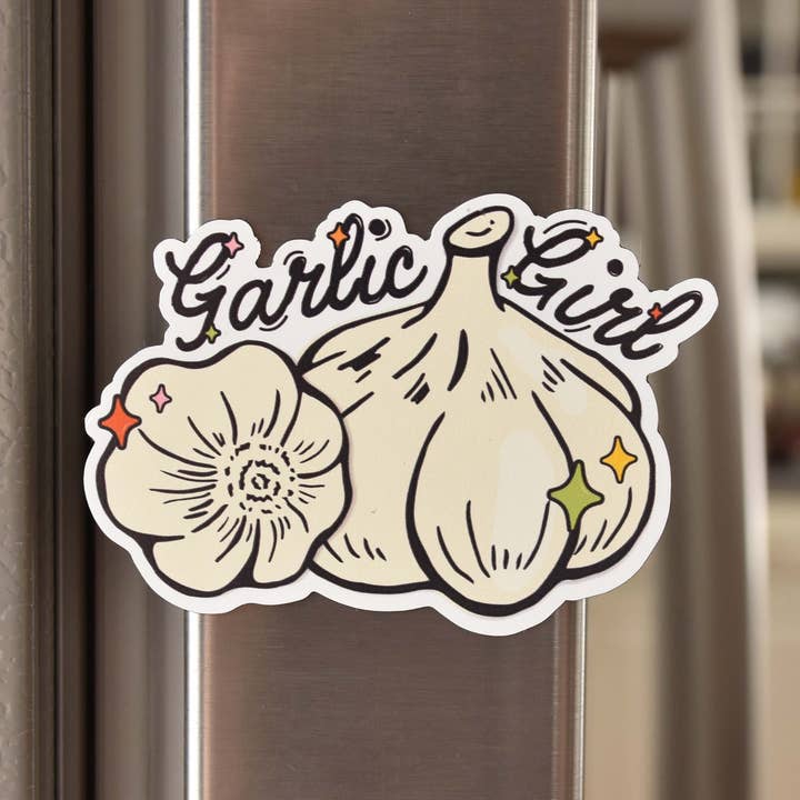 Garlic Girl Magnet for wholesale by The Franki Hanke