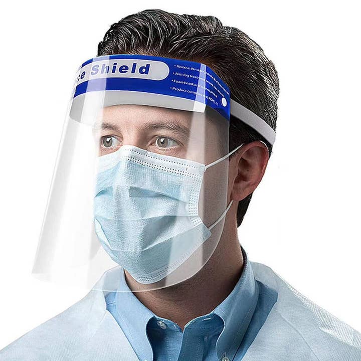Western Fashion - Wholesale Protective Face Mask/Shield - 106102 - Face Shield - 10/pack