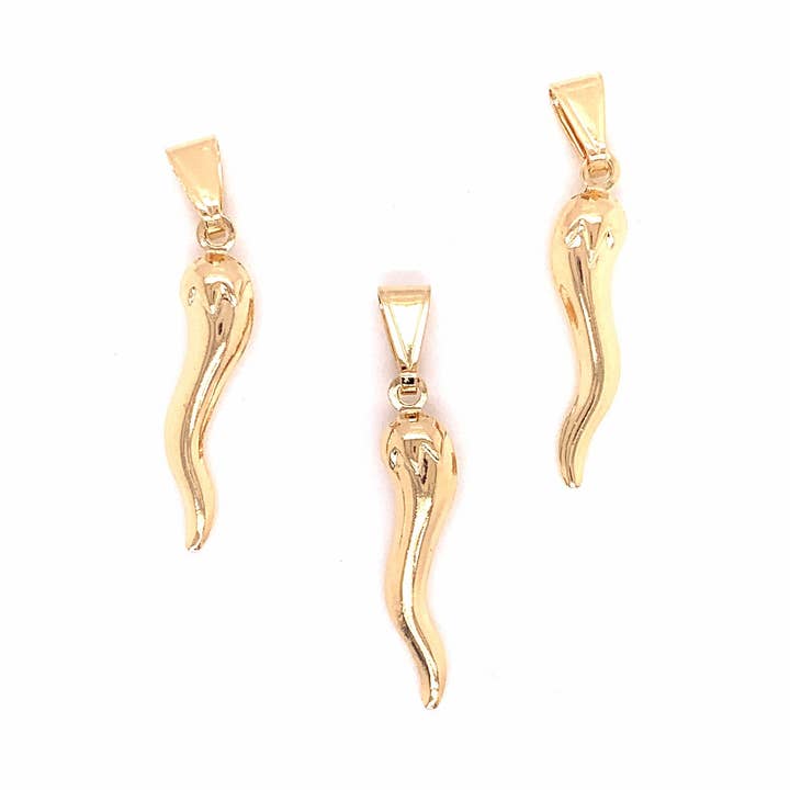 18K Gold Filled Italian Horn Charm, Cornicello Charms, Gold Filled Jewelry, Bulk Charms For Jewelry Making, Cornicello Pendant, Wholesale Pendant and other Purchase Wholesale cornicello. Free Returns & Net 60 Terms on Faire trending on Faire.
