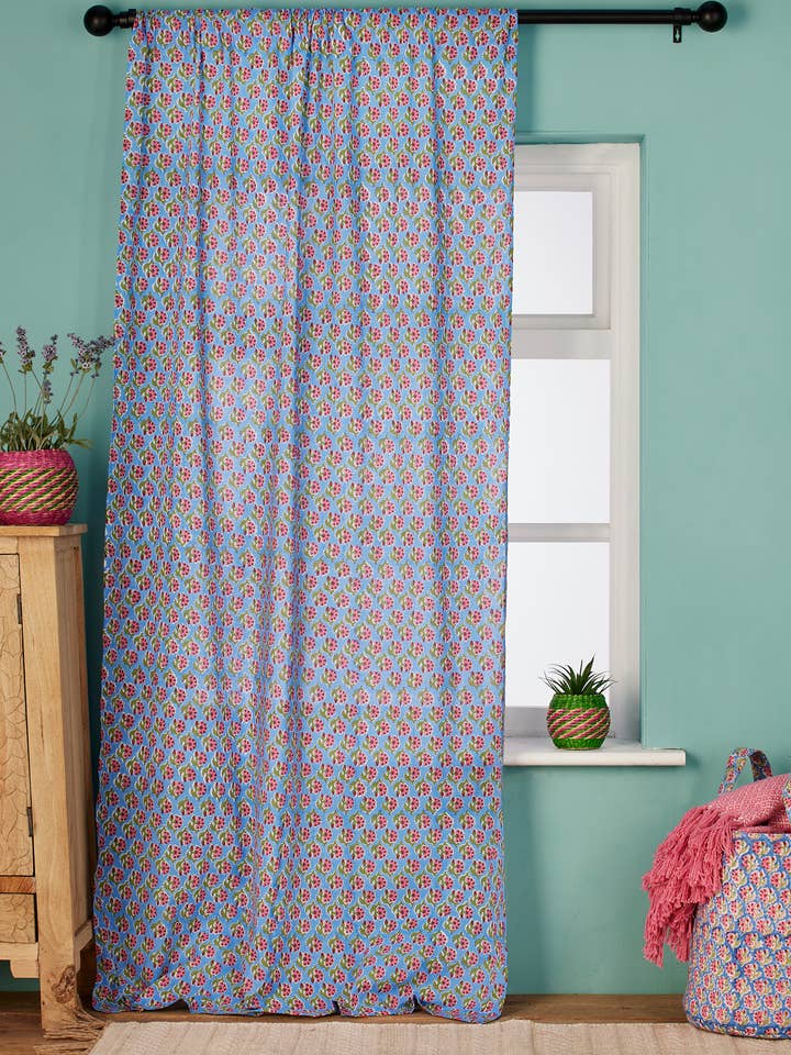 Taruni Block Print Curtain for wholesale by Namaste