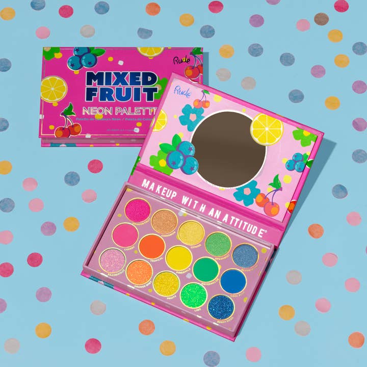 Mixed Fruit Palette - Neon for wholesale by Rude Cosmetics