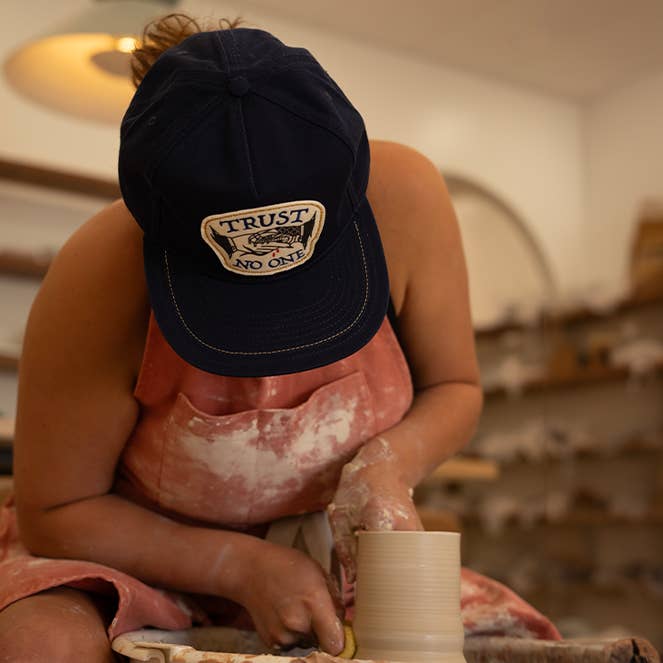 backerton - Wholesale Flat Brim Cap - Unisex - Trust No One - ZUKO Hat1