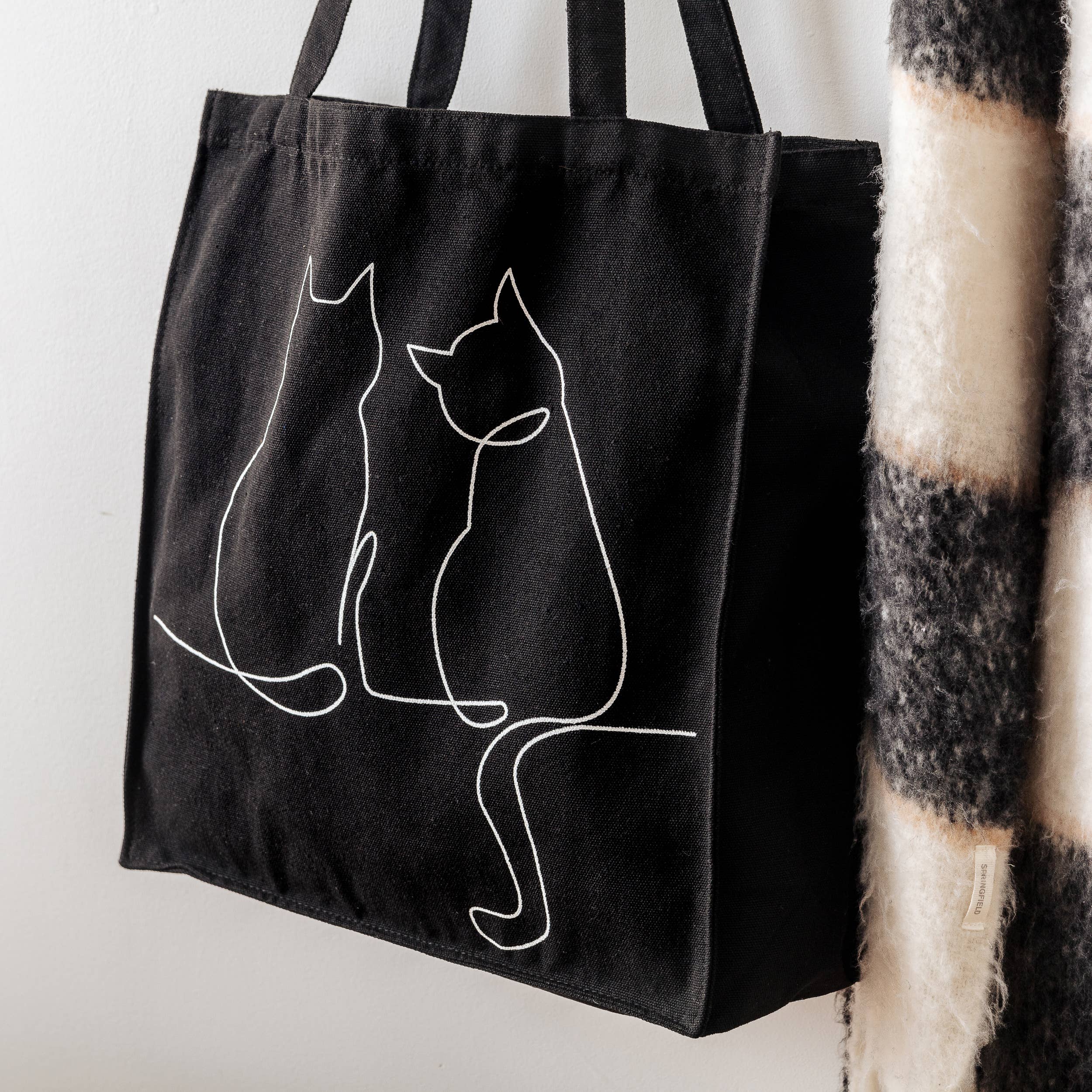 Park Life Designs - Wholesale Tote Bag - Women's - Milo Cat - Cotton Tote Bag 5