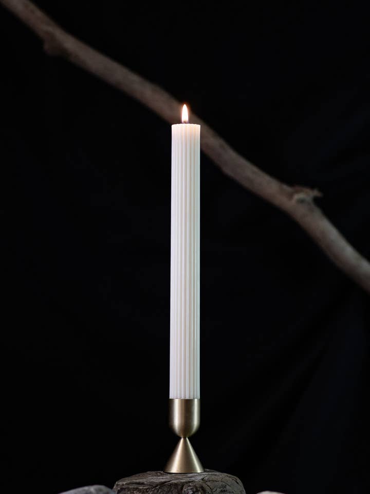 The Rylie (2 candle set) - Natural White für den Großhandel von noosh.studio