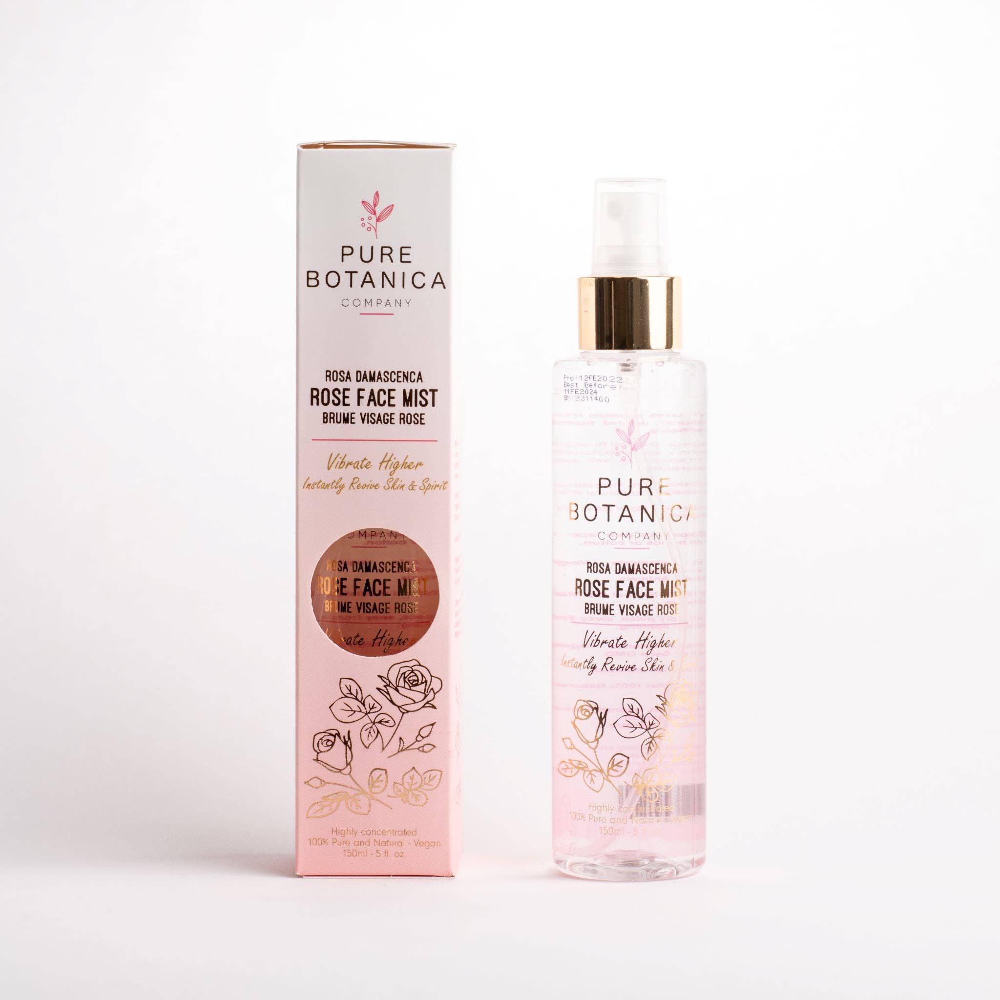 Pure Botanica Company - Wholesale Face en body mist/water - Biologische premium gezichtsmist met 100% rozen4