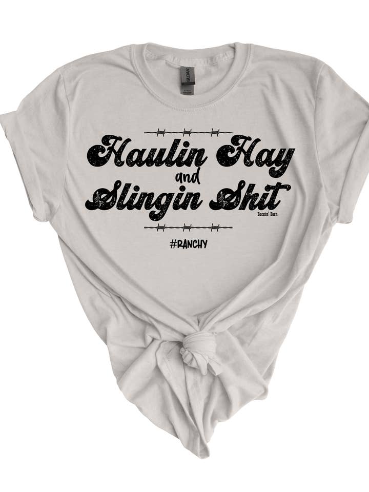 Haulin hö och slingin skit för wholesale av Buckin Barn Wholesale