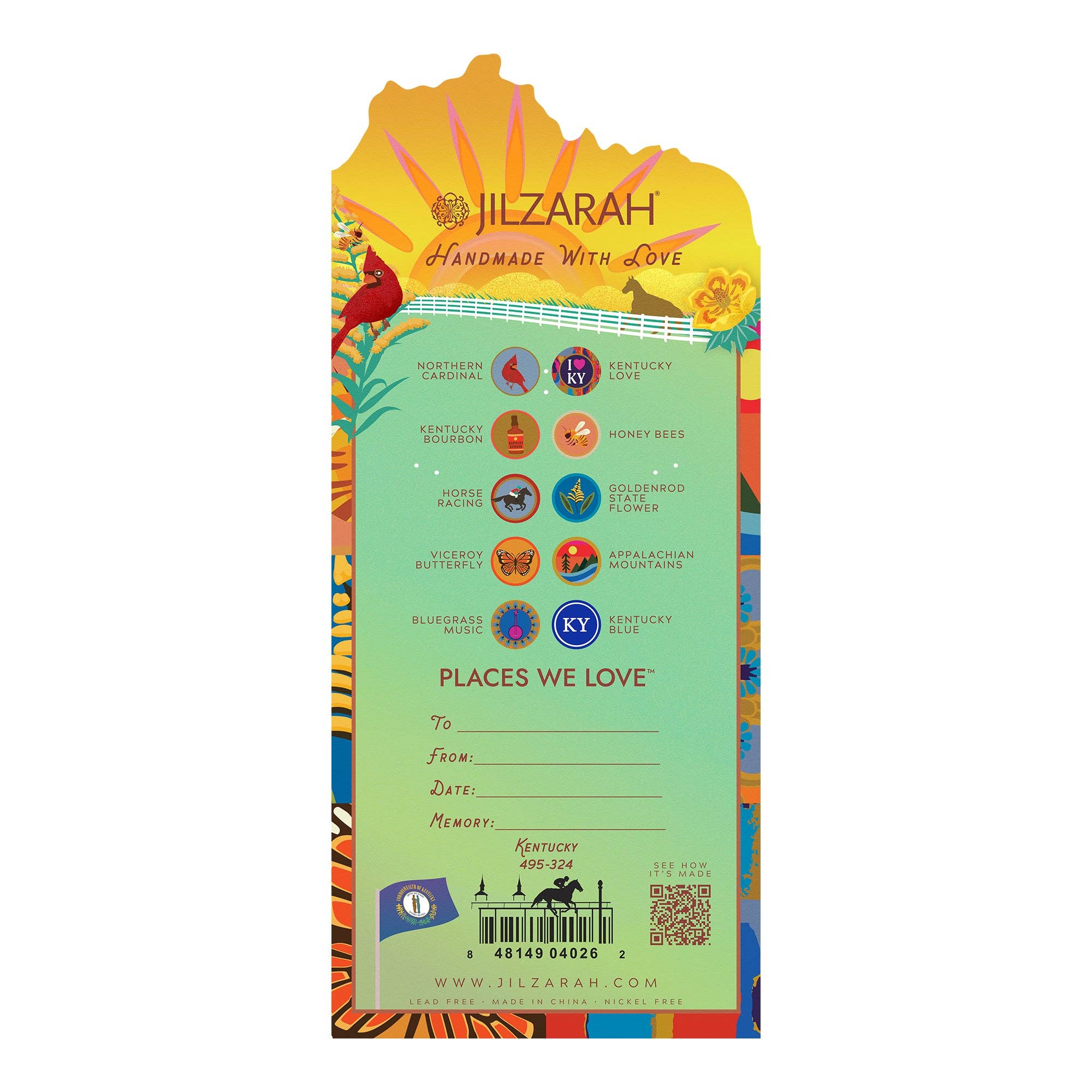 JILZARAH - Wholesale Beaded Bracelet - Kentucky Places We Love Bracelet1