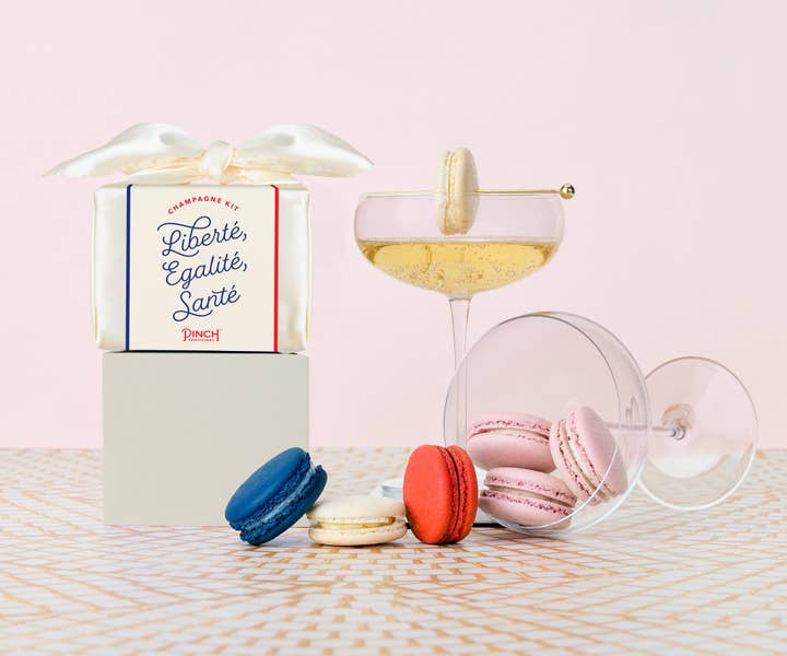 Pinch Provisions - Wholesale DIY Drink Kit - Champagne Kit | Liberté, Egalité, Santé