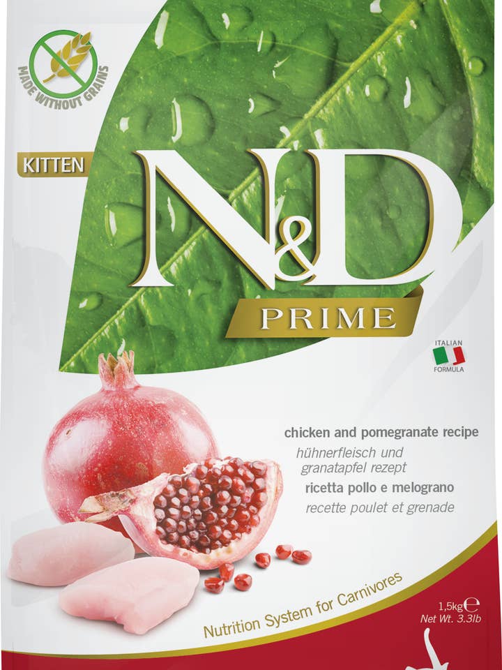 N&D Prime Kitten Kylling 1,5 kg. for engroshandel hos Finest Petfoods