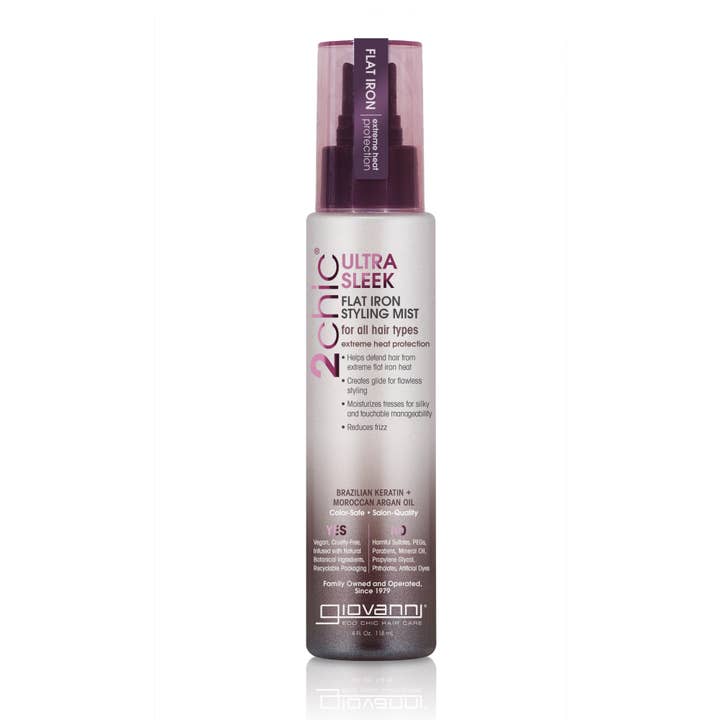 Giovanni Cosmetics - Wholesale Hair Styling Gel/Mousse - 2chic® Ultra-Sleek Flat Iron Styling Mist 4oz