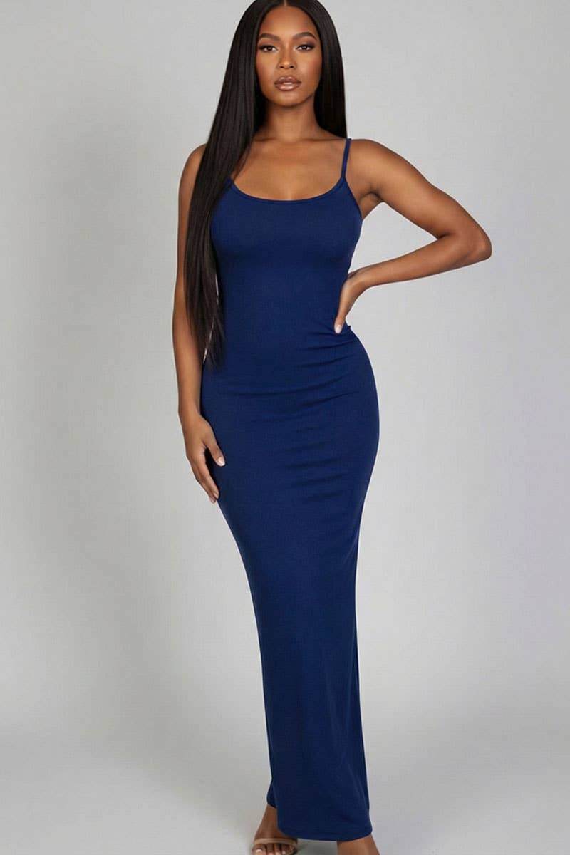 CAPELLA APPAREL - Wholesale Dress - Women's - Ribbed Mermaid Hem Cami Dress12