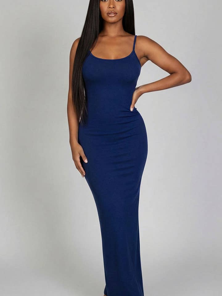 CAPELLA APPAREL - Wholesale Dress - Women's - Ribbed Mermaid Hem Cami Dress12