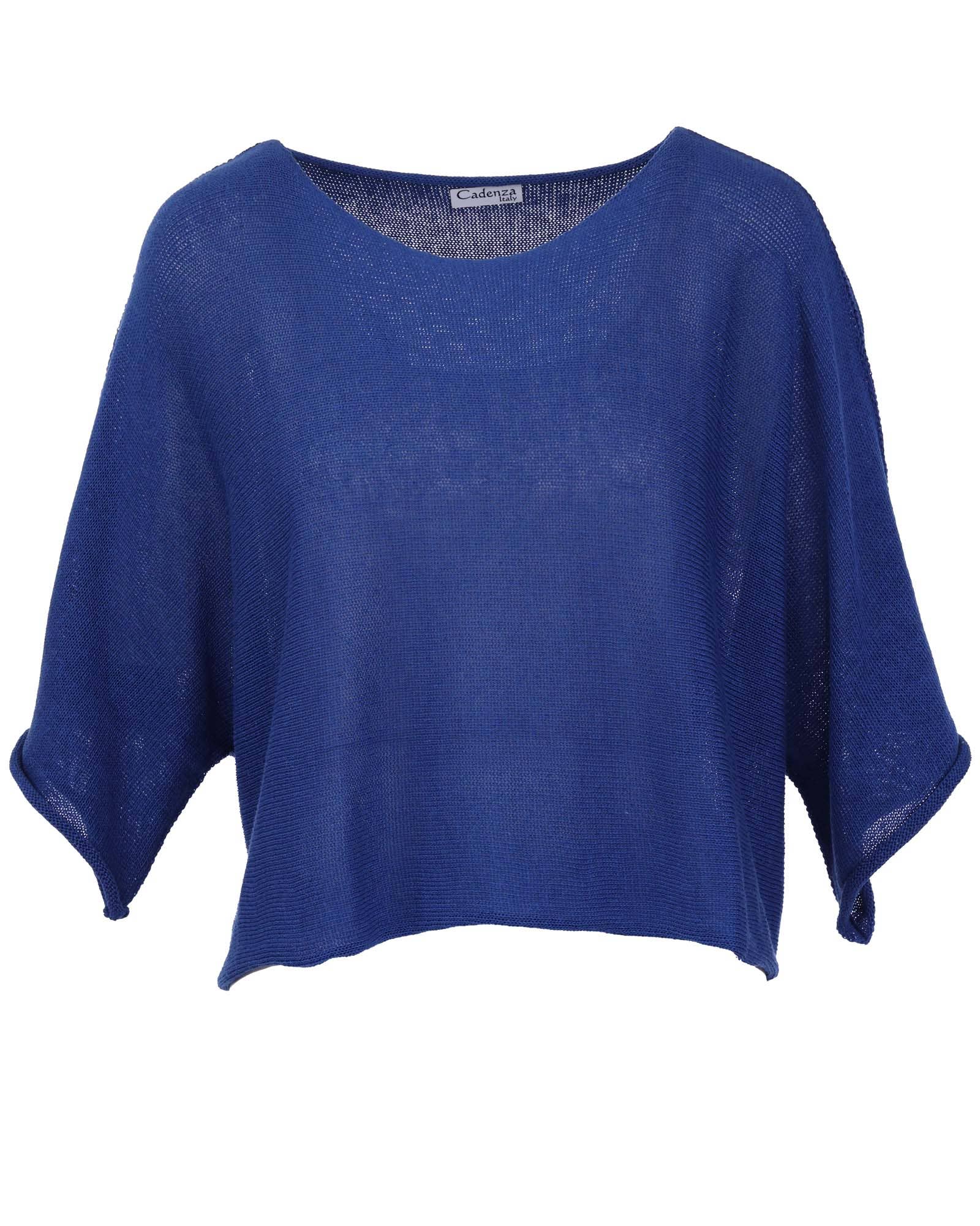 Cadenza Italy Ltd - Wholesale Gebreide top - Dames - Korte tuniektop van katoenmix12