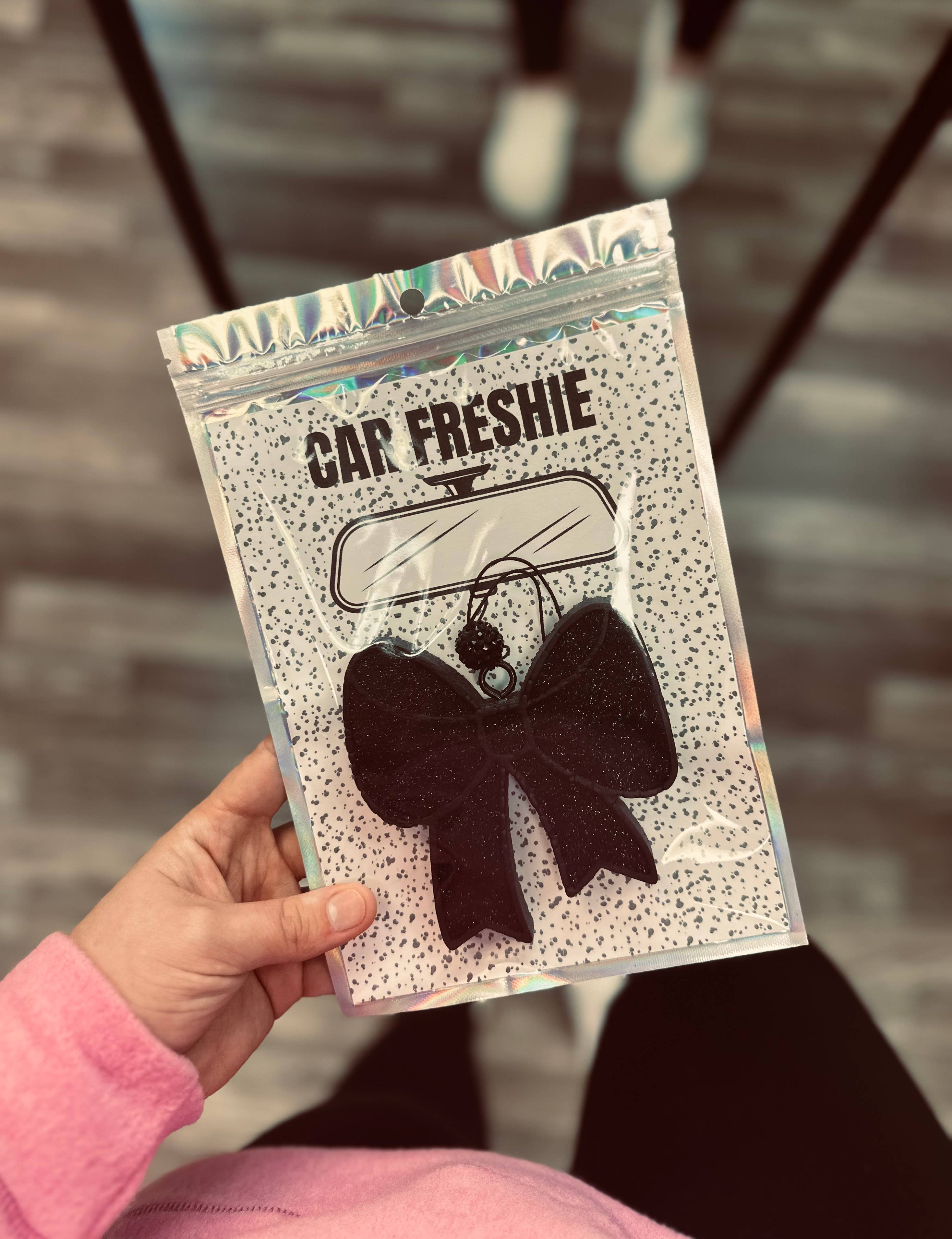 Rustic Wagon Wholesale - Wholesale Car Freshener - Women's - Bow (Black) || Car Freshie