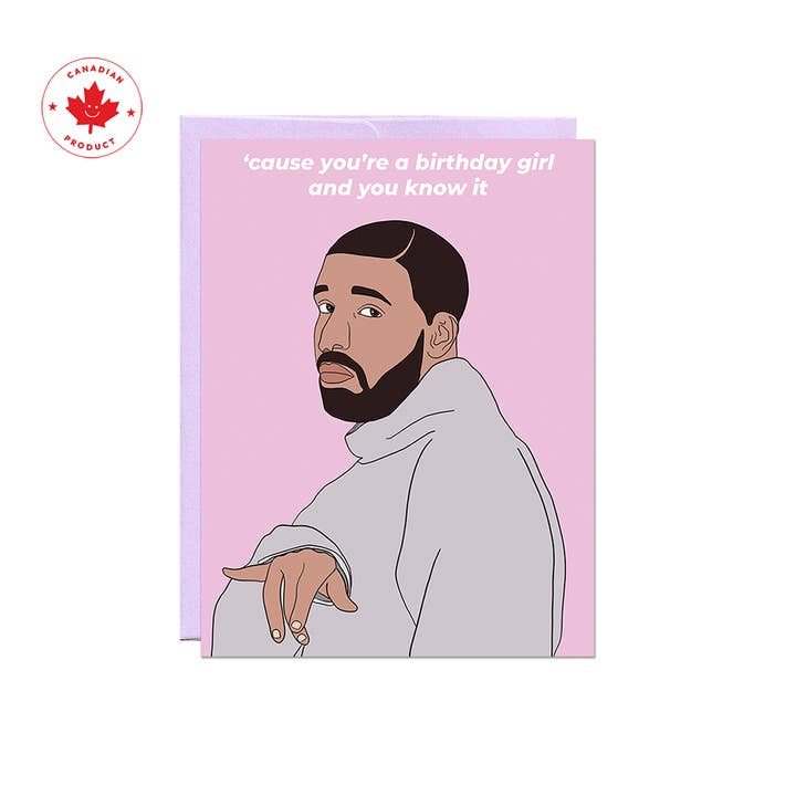 Party Mountain Paper co. - Wholesale Birthday Card - Drake Birthday Girl | Birthday Card