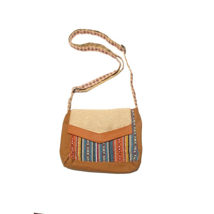 G2155 Mixed Fabric Purse for wholesale by Blue Sky