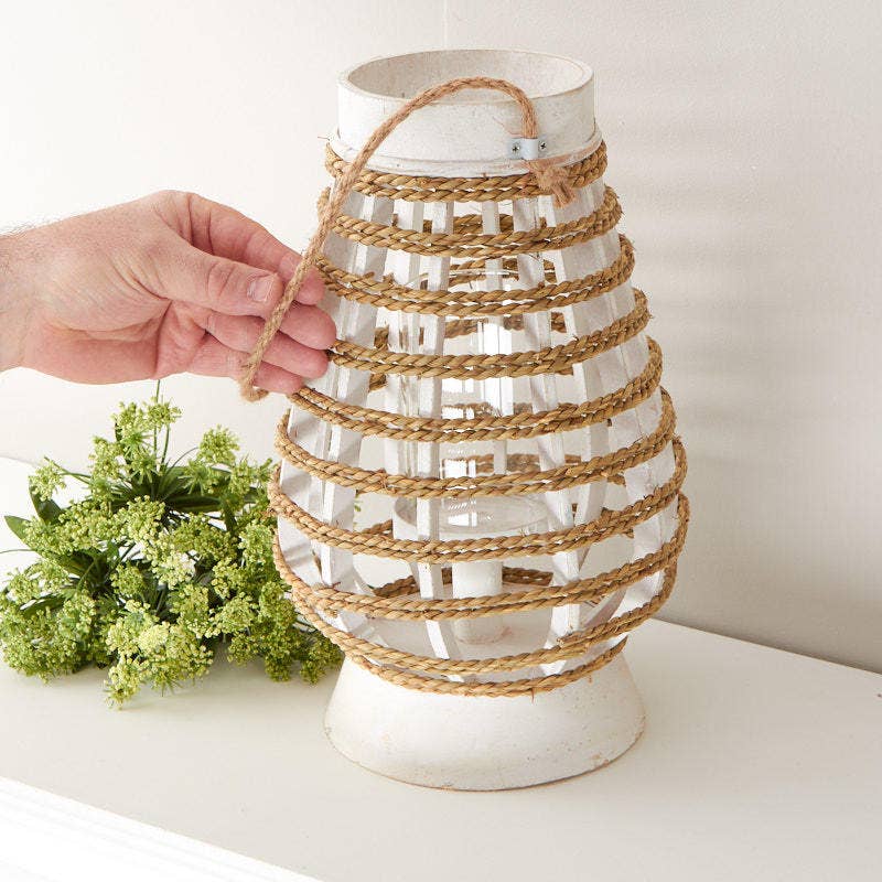 Factory Direct Craft – wholesale Lantern – 14" Jute Twine Lantern3