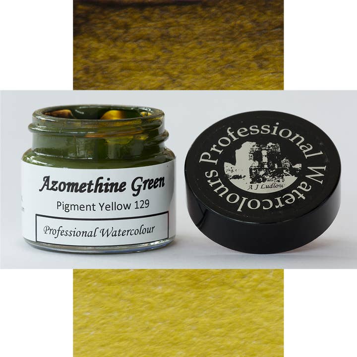 Acquerello professionale Azomethine Green per la vendita all'ingrosso da parte di A J Ludlow