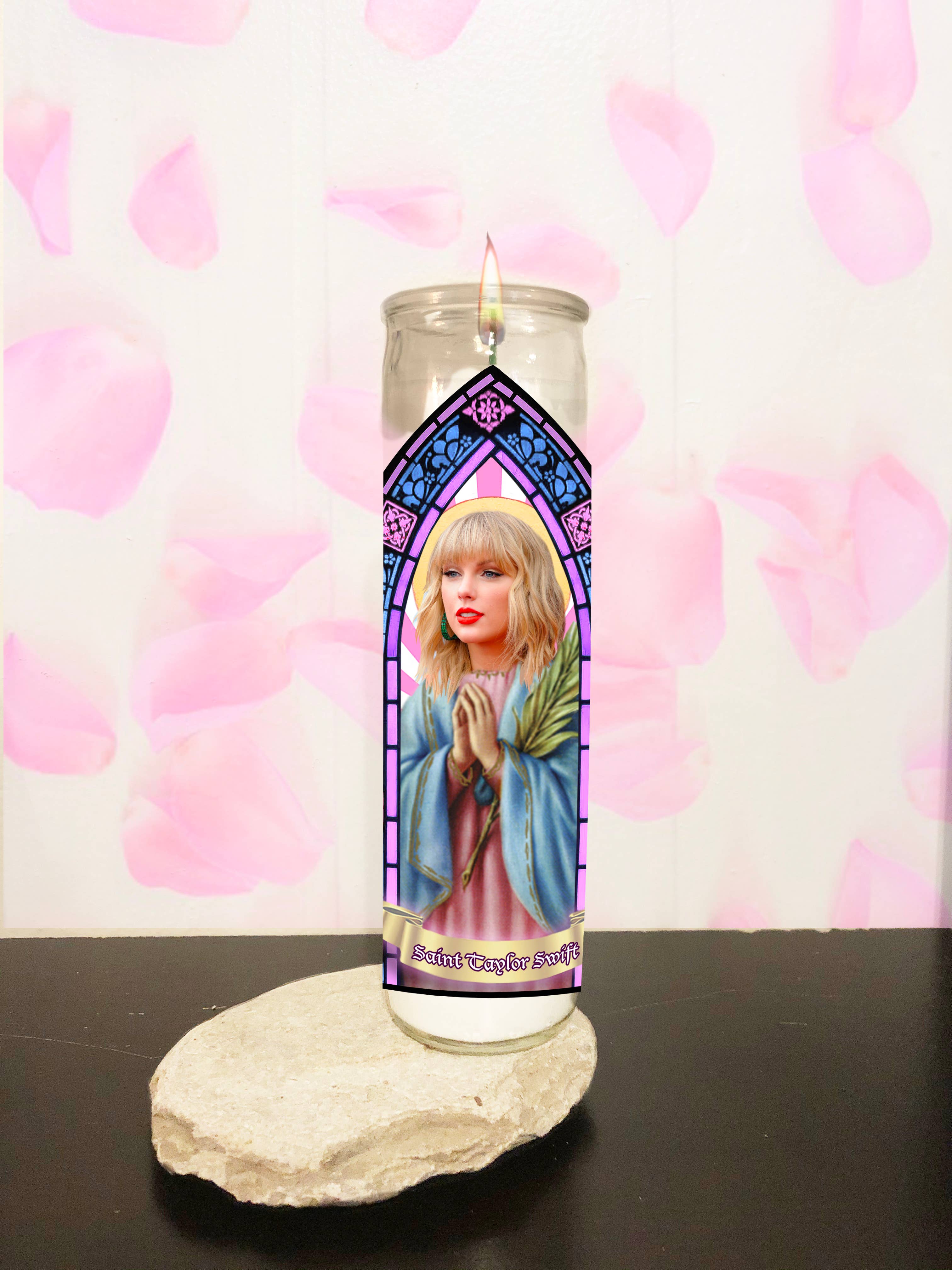 Taylor Swift prière dévotionnelle Saint Bougie en vente B2B pour