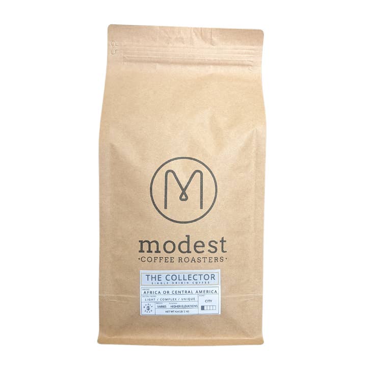The Collector Single-Origin Coffee (Bulk 4.4 lbs./ 2 kg) for wholesale by Modest Coffee Roasters