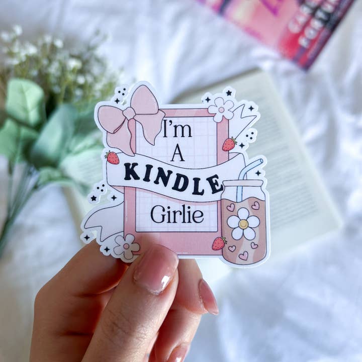 Adesivo Kindle Girlie por atacado de Heart & Spine Books