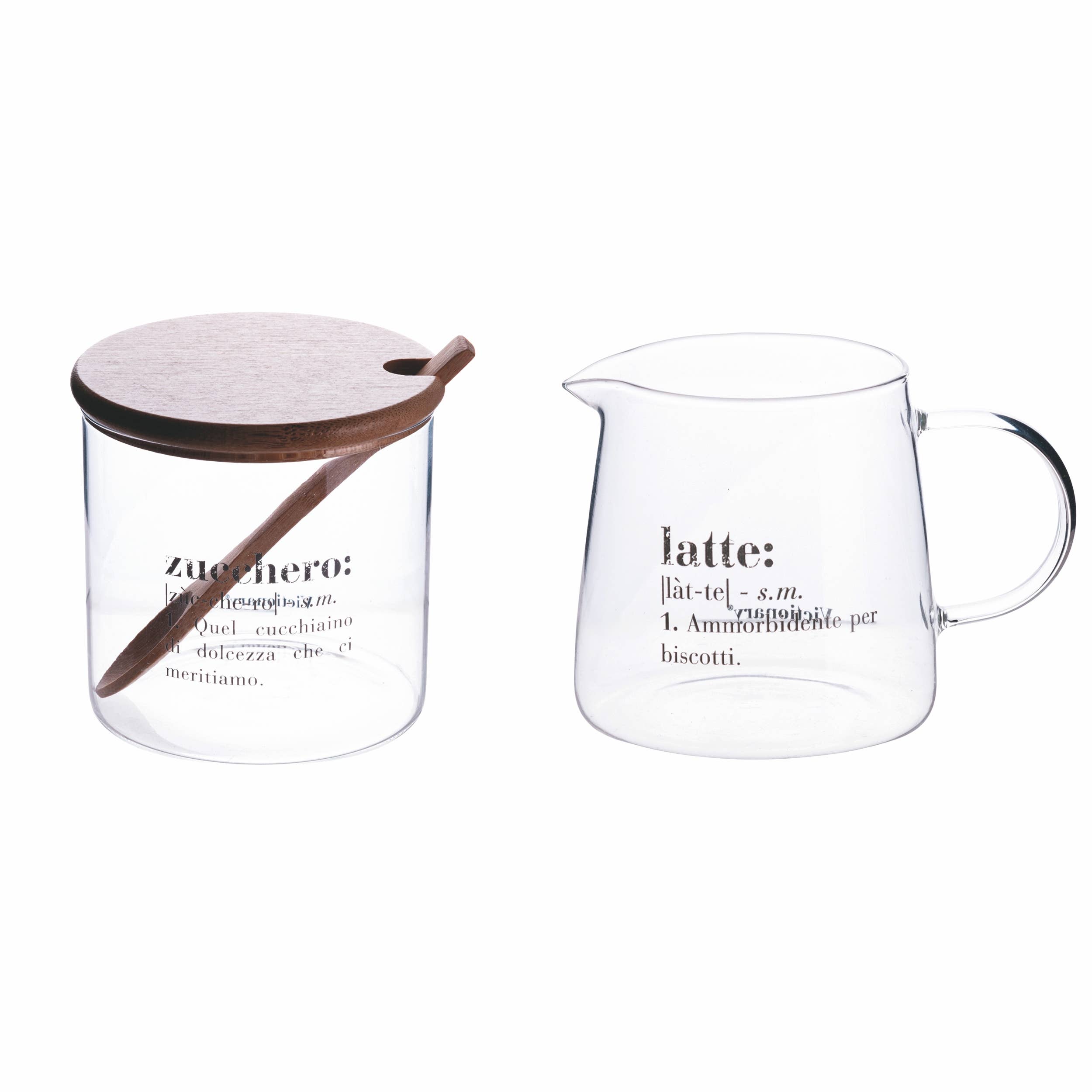 VdE Tivoli 1996 - Wholesale Coffee Mug - Victionary Set 2 Sugar Bowl Milk Jug in Glass0