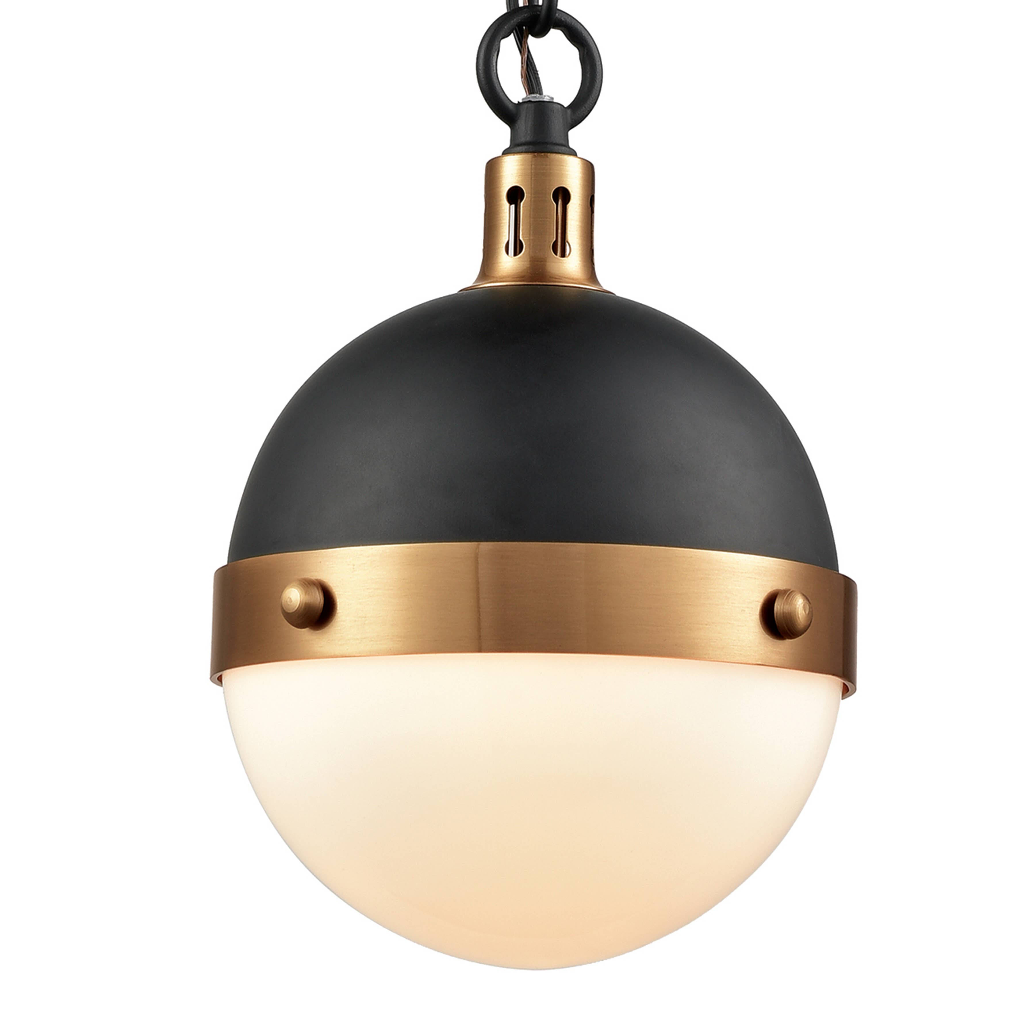 Harmelin 7'' Wide 1-Light Mini Pendant - Matte Black for wholesale on Faire1