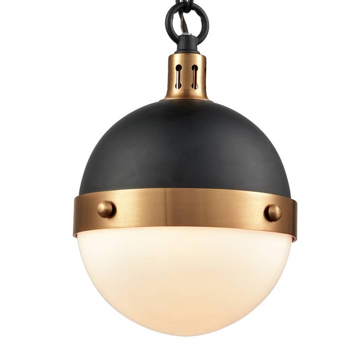 Harmelin 7'' Wide 1-Light Mini Pendant - Matte Black for wholesale on Faire1